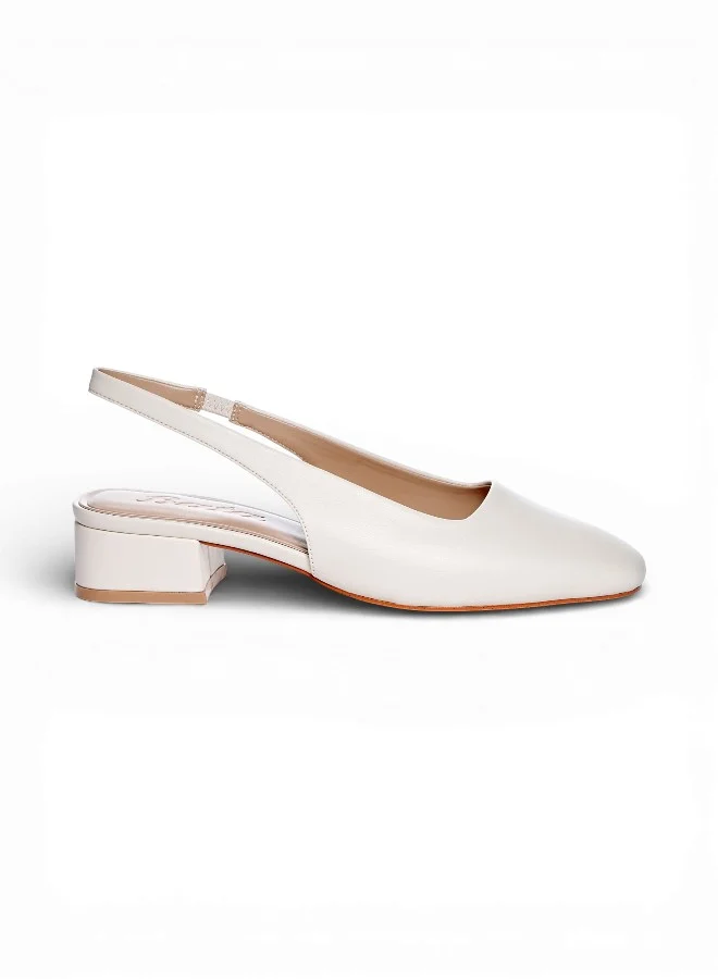 باتا حذاء بتصميم باليه بحزام خلفي