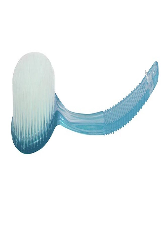 Ekan Soft Bristles Bathing Brush With Long Handle For Men And Women (Blue) Pack Of 1 - Image 1