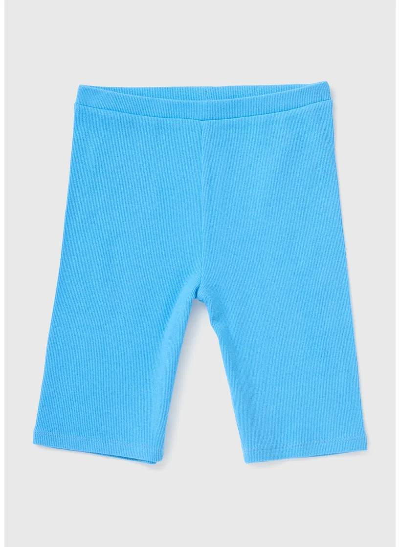 Matalan Girls Blue Cycle Shorts