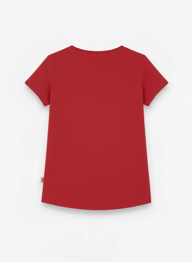 Tom And Jerry Graphic Print Round Neck Fashion T-shirt