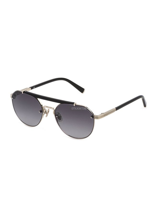 POLICE Unisex UV Protection Square Sunglasses - Lewis Hamilton SPLE19 0579 54 - Lens Size: 54 mm 