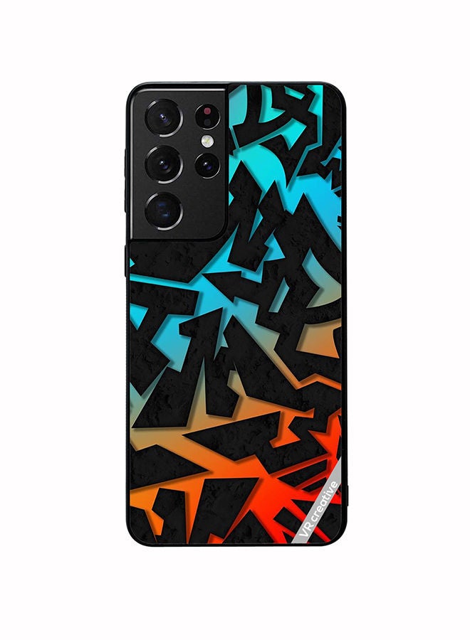 VR CREATIVE Protective Case Cover For Samsung Galaxy S21 Ultra 5G Multicolor Design - Image 1