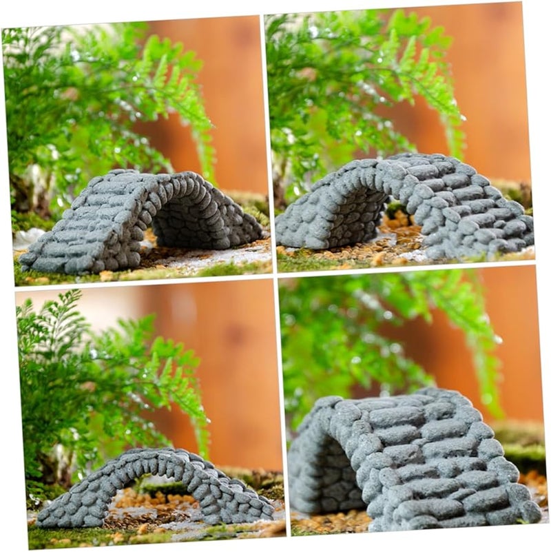 نموذج جسر مصغر من الراتنج لتزيين بونساي الحدائق للفناءات والشرفات والديكور الداخلي - Image 5