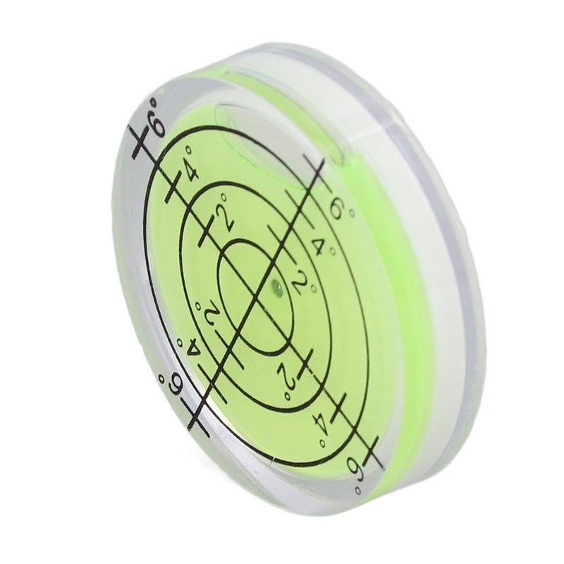 3 Pcs Round Bubble Level High Precision Mini Bullseye Levels 32mm Horizontal Measurement Instrument - Image 3