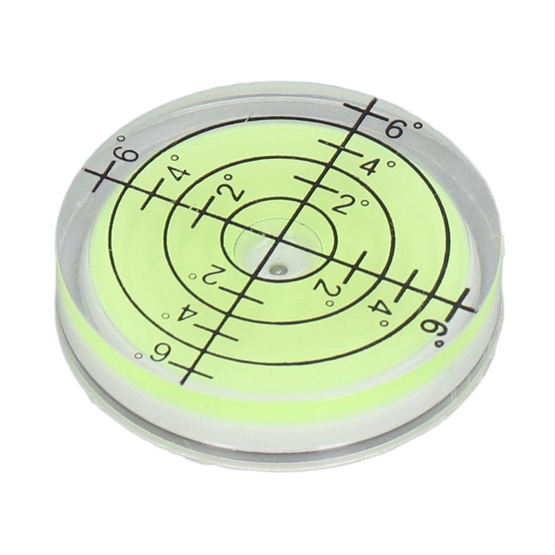 3 Pcs Round Bubble Level High Precision Mini Bullseye Levels 32mm Horizontal Measurement Instrument - Image 2