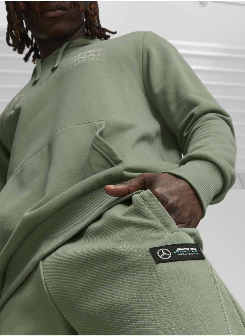 PUMA - Mercedes-AMG PETRONAS Motorsport Mens Green Sweatpants - Image 1