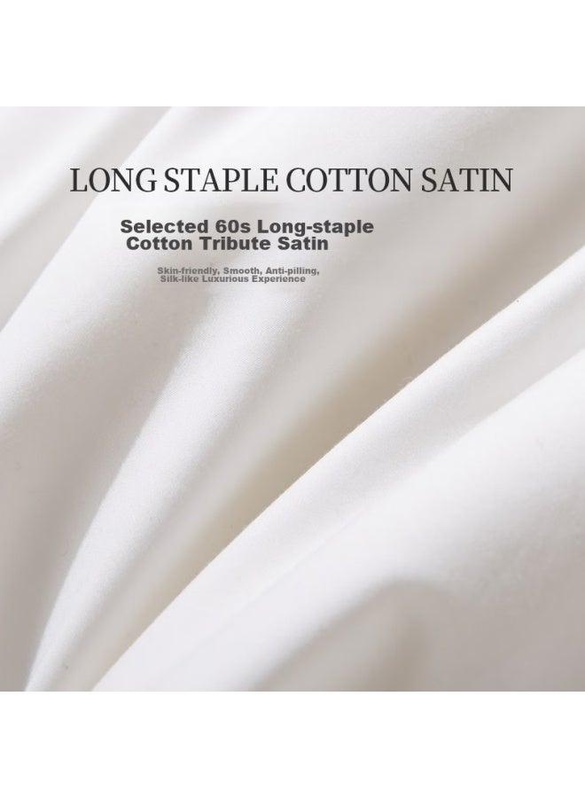 La Torretta Pillow, Down Pillow, 95% White Goose Down Pillow Core, High-elasticity Star-rated Hotel Satin Goose Down Pillow, One Piece - Image 3