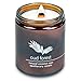 Hemlock Park Crackling Wood Wick Candle Handcrafted with Natural Coconut Wax Standard 8 oz Oud Forest - Image 1
