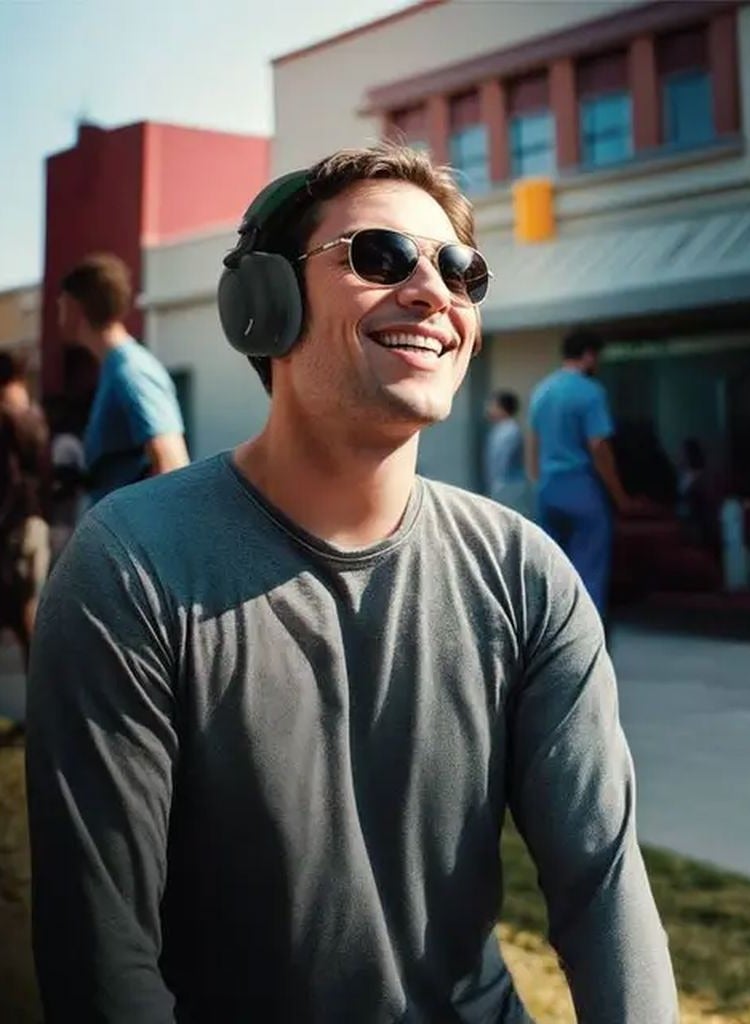 GREEN LION Sunstone Headphone / Long Hours Playing Time / Long-Range Working Distance / AUX Support / Microphone / V5.3 Bluetooth Version / 40mm Driver - Green & Black - Image 2