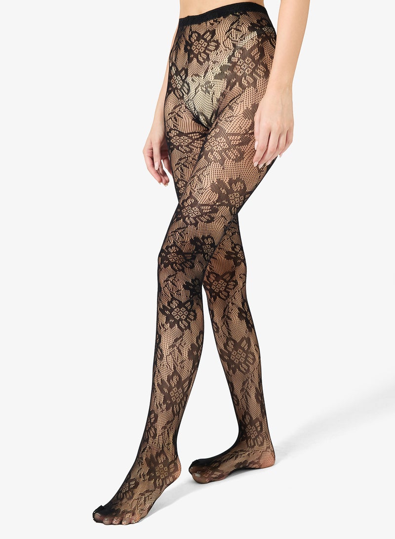 جينجر جوارب بنقش زهري - Image 1