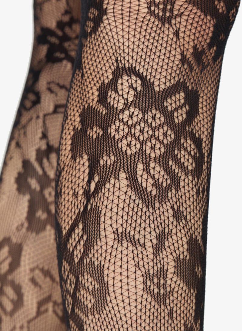 جينجر جوارب بنقش زهري - Image 3