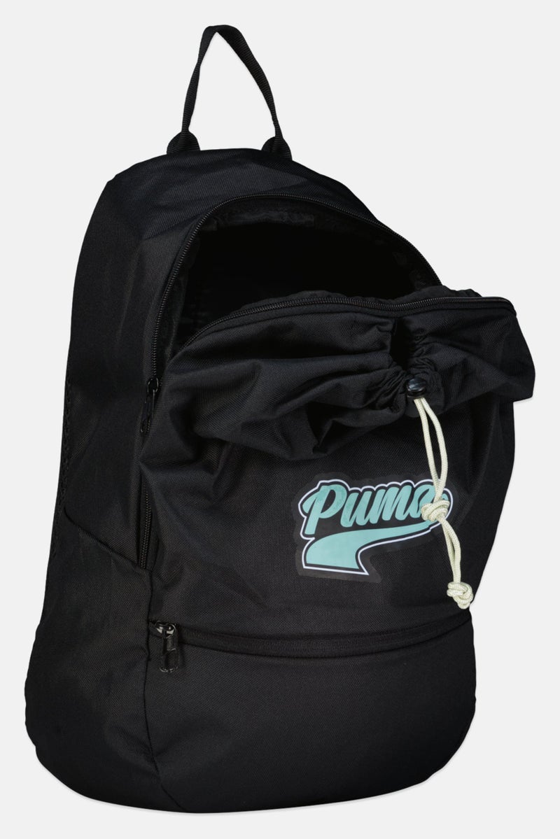 PUMA حقيبة ظهر للرجال بشعار العلامة التجارية، سوداء - Image 3