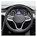 ZIMISI 14515 Car Steering Wheel Cover Microfiber Leather Breathable Wheel Cover AntiSlip Lining Steering Wheel Covers Car Accessories Interior Decoration for Women Men Black - Image 2