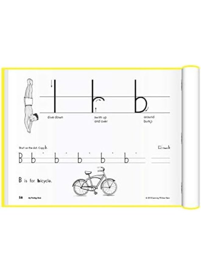Handwriting Without Tears التعلم بدون دموع - كتاب الطباعة للطلاب - سلسلة الكتابة بدون دموع - كتاب الكتابة للصف الأول - الحروف الكبيرة والصغيرة، دروس اللغة العربية - للاستخدام في المدرسة أو المنزل - Image 2