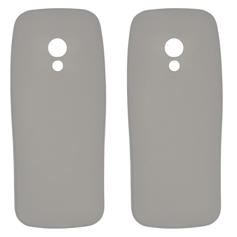 ZAOMA Thermoplastic Polyurethane Back Cover Case Compatible For Nokia 3210 4G 2024 Ds-Model No. : Ta-1619-(Pack Of 2) (Nk32104GFrosted),Grey - Image 5