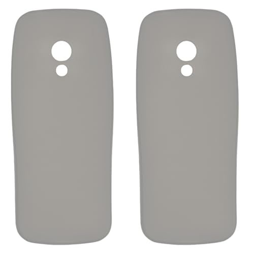 ZAOMA Thermoplastic Polyurethane Back Cover Case Compatible For Nokia 3210 4G 2024 Ds-Model No. : Ta-1619-(Pack Of 2) (Nk32104GFrosted),Grey - Image 1