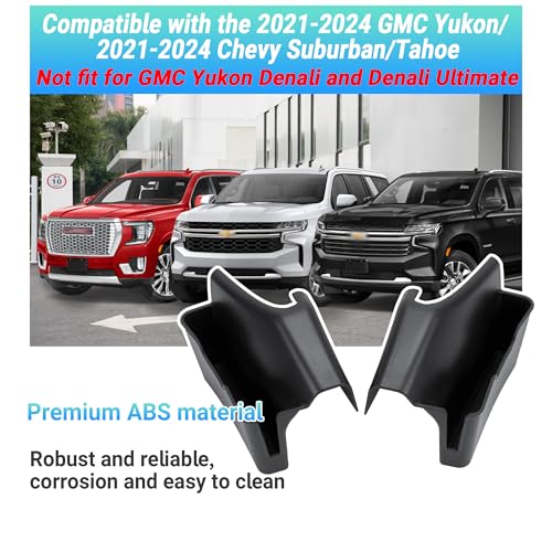 Sinminou Center Console Gear Shift Organizer Compatible with 2021-2024 GMC Yukon, 2021-2024 Chevy Suburban/Tahoe Accessories, Center Console Organizer with Sunglasses and Vehicle Key - Image 2