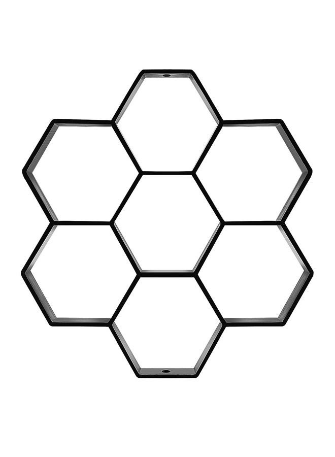 NIBEMINENT Pavement Walkway Hexagon Brick Mould Black 30x30x4.2centimeter  - Image 2