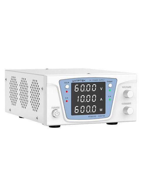 DC Power Supply Variable 60V 10A Bench Power Supply High Power with 4-Digit LED Display Adjustable Switching Power Supply