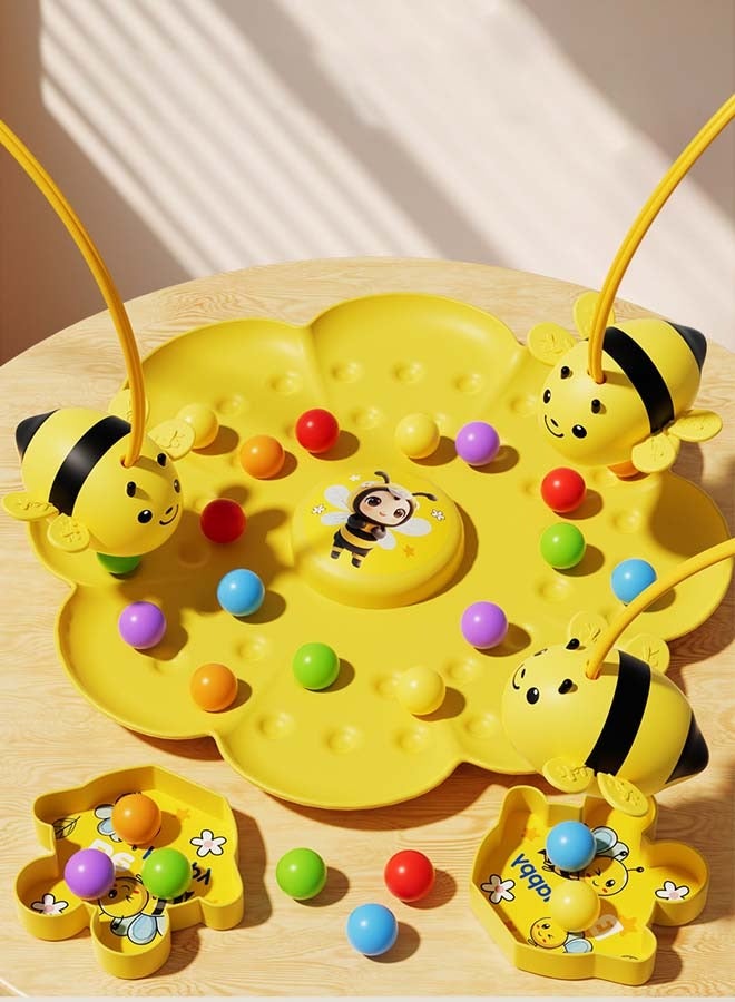 لعبة لوحية للأطفال، لعبة تعليمية، لعبة تنافسية من 2 إلى 4 لاعبين، ألعاب سطح مكتب مغناطيسية، ألعاب تفاعلية بين الوالدين والطفل، لعبة تعليمية للأطفال من سن 3 سنوات لتنمية قدرة الأطفال على الاستجابة - Image 2