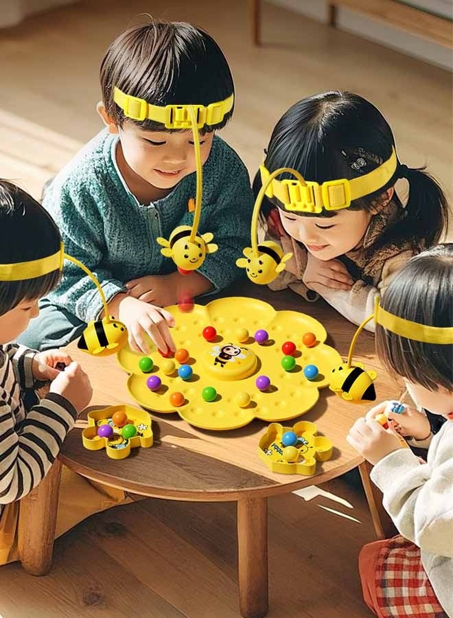 لعبة لوحية للأطفال، لعبة تعليمية، لعبة تنافسية من 2 إلى 4 لاعبين، ألعاب سطح مكتب مغناطيسية، ألعاب تفاعلية بين الوالدين والطفل، لعبة تعليمية للأطفال من سن 3 سنوات لتنمية قدرة الأطفال على الاستجابة - Image 4