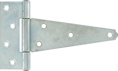 Hardware Essentials 851674 Heavy Duty T-Hinges Zinc 6" - Image 2