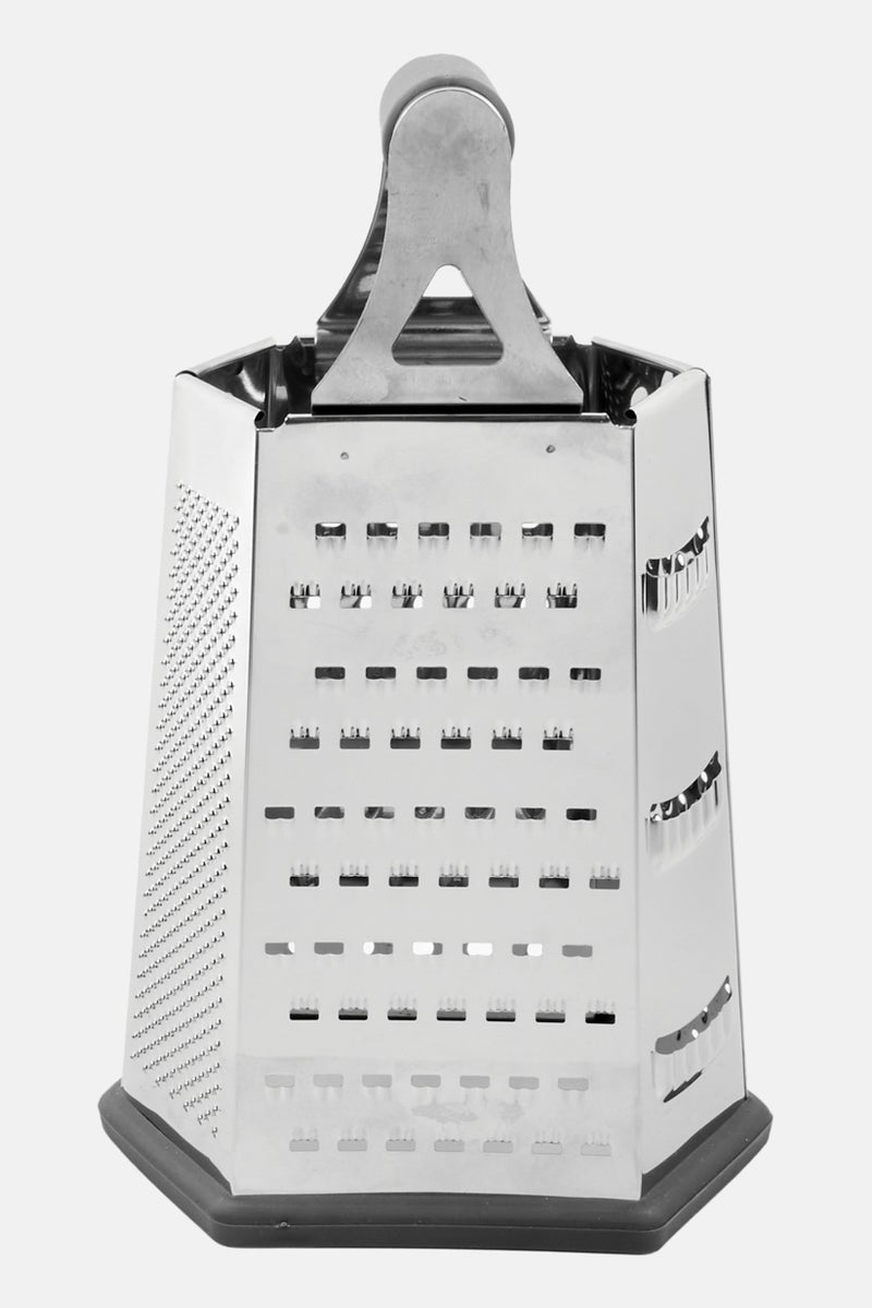 Bombay 6 Sided Multi Purpose Grater, Grey  - Image 1