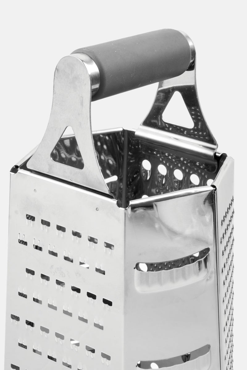 Bombay 6 Sided Multi Purpose Grater, Grey  - Image 3