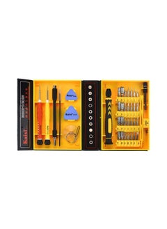 NIBEMINENT 37-Piece Mini Screw Driver Set Chrome/Black/Red  - Image 1