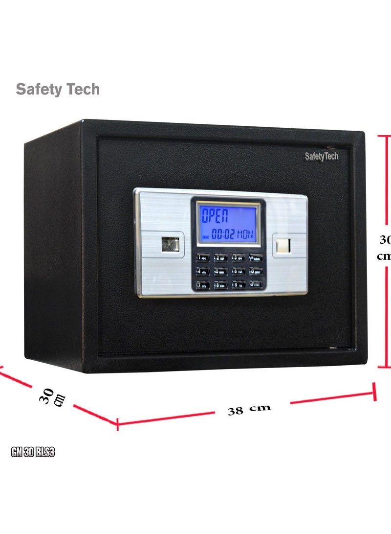 Safety Tech Safety Tech Digital Safe with Screen and Powerful Alarm, 30cm x 38cm x 30cm  - Image 1