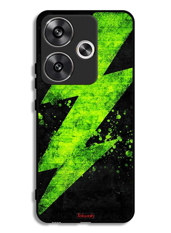 Tolwak Xiaomi Redmi Turbo 3 5G Protective Case Cover Electric Pattern - Image 1