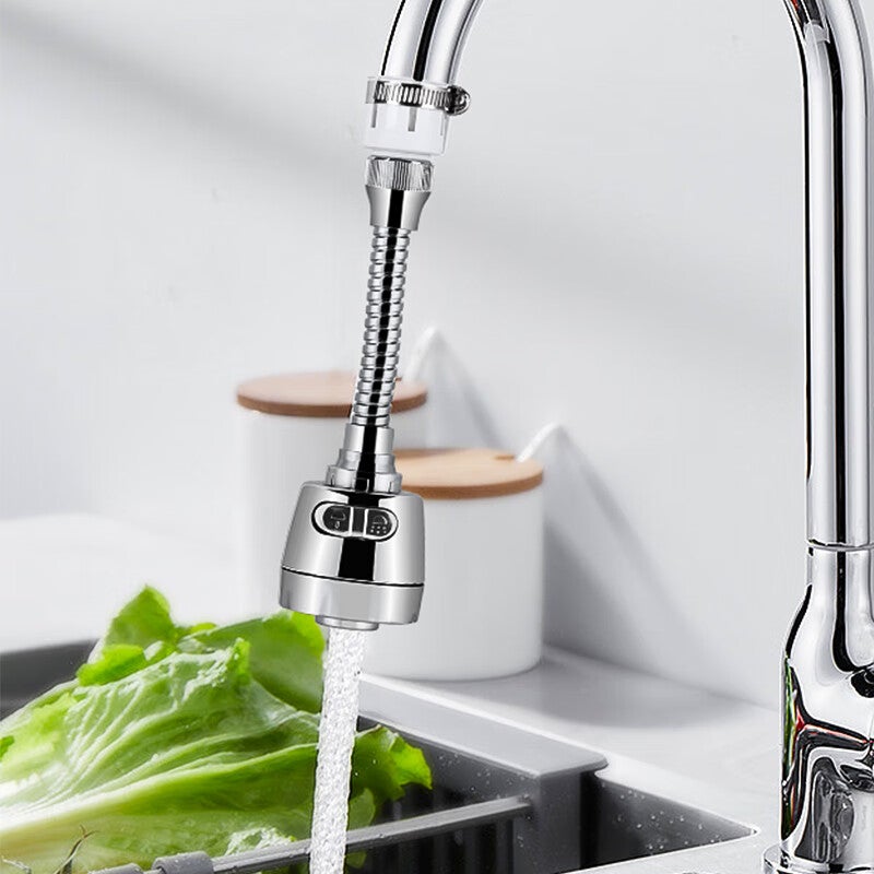BJ Faucet Extender, Splash-Proof Faucet Head, Kitchen Universal Rotating Filter Extender - Image 4