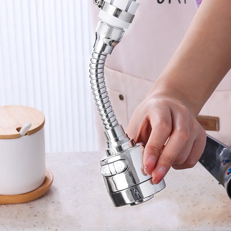 BJ Faucet Extender, Splash-Proof Faucet Head, Kitchen Universal Rotating Filter Extender - Image 5