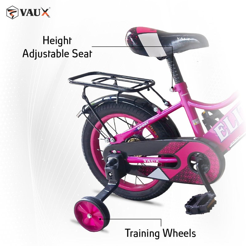 Vaux - Elite Kids Bike 12 Inch - Light Pink - Image 5