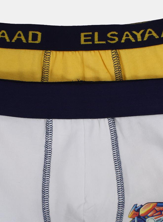 الصياد شورت بوكسر قطني للأولاد – عبوة من 2 (ألوان منوعة) - Image 3