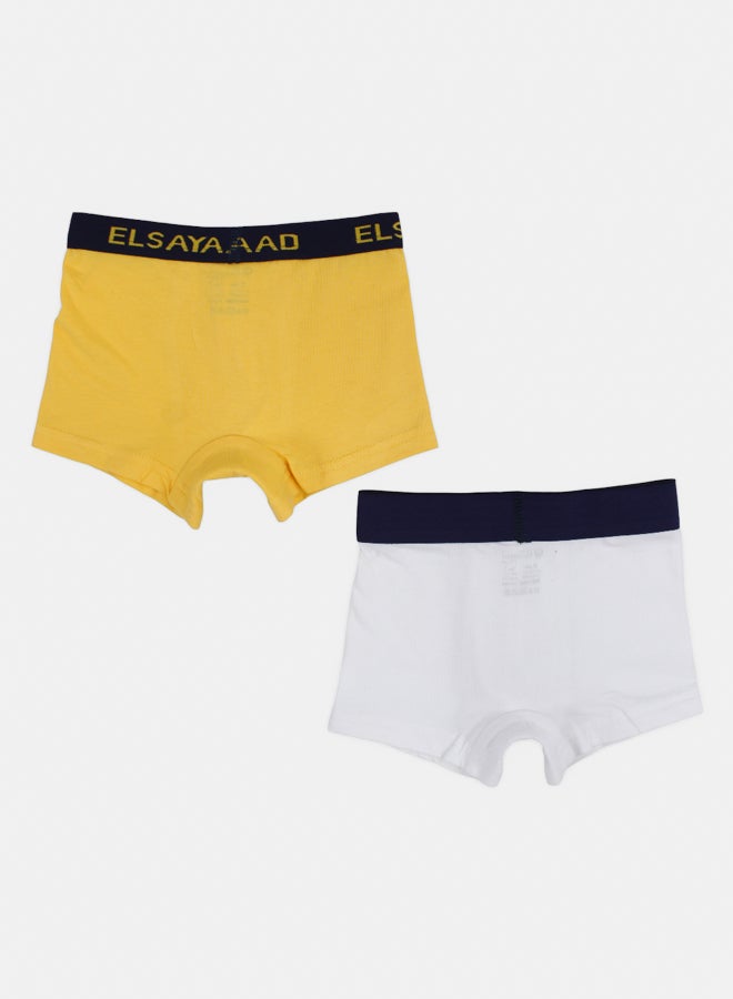 الصياد شورت بوكسر قطني للأولاد – عبوة من 2 (ألوان منوعة) - Image 2