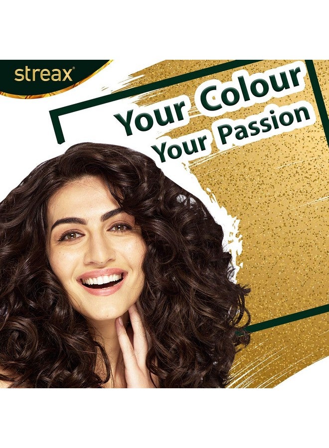 Streax Cream Hair Color For Unisex, 60Ml 3 Dark Brown (Pack Of 8) - Image 3