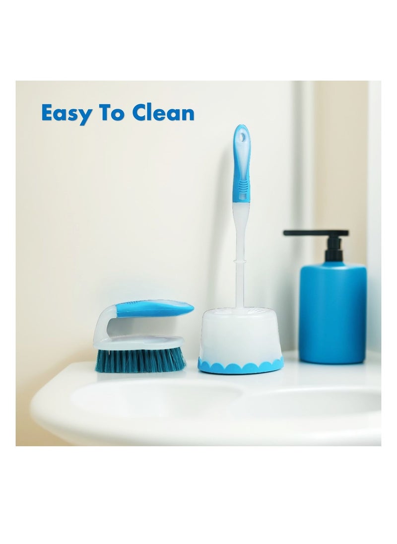 Clean and Care Toilet Brush with Holder and Scrub Brush Set Long Handle Bathroom Toilet Cleaning Assorted Color - pzsku/Z6D0D1A22A1843AEFEA33Z/45/_/1718081682/778fcf80-1668-41c2-85a7-0691bbcd6ccf