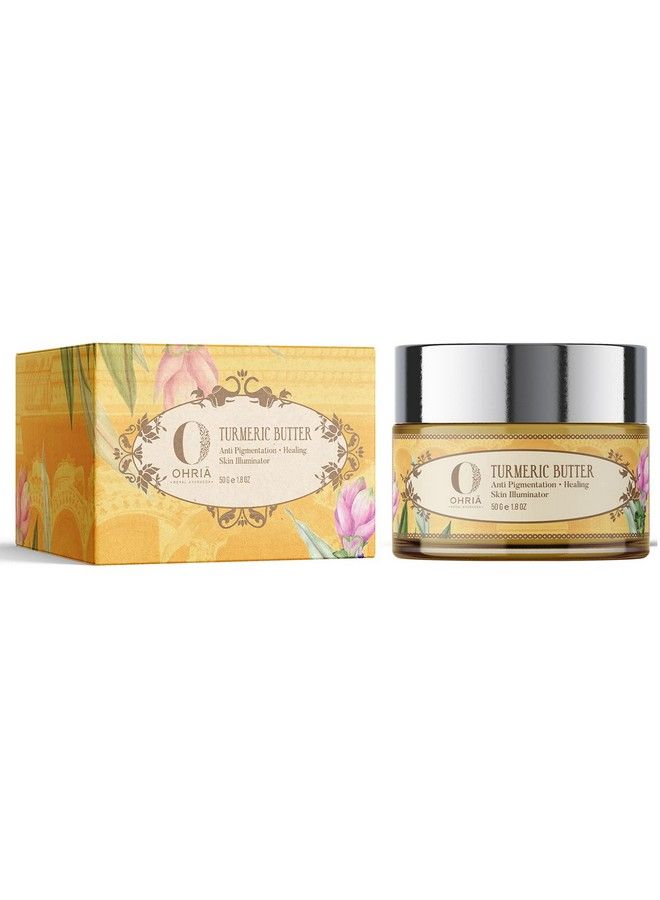 OHRIA Ayurveda Turmeric Butter ; Anti Pigmentation Healing & Skin Illuminator 50Gm - Image 1