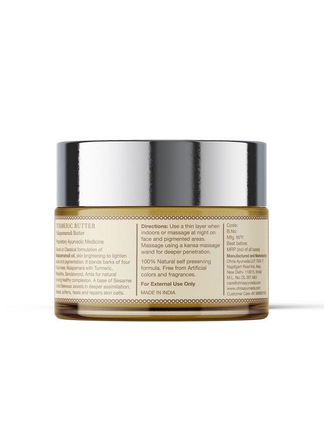 OHRIA Ayurveda Turmeric Butter ; Anti Pigmentation Healing & Skin Illuminator 50Gm - Image 4