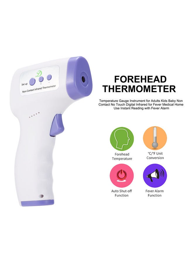 Forehead Thermometer Temperature Gauge Instrument for Adults Kids Baby Non Contact No Touch Digital Infrared for Fever Medical Home Use Instant Reading with Fever Alarm - Image 3