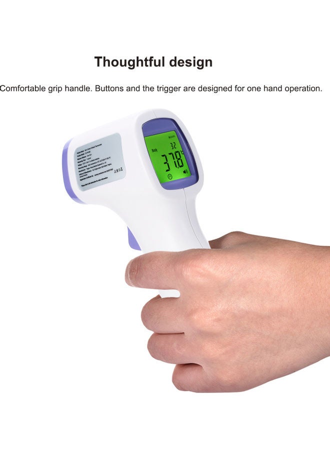 Forehead Thermometer Temperature Gauge Instrument for Adults Kids Baby Non Contact No Touch Digital Infrared for Fever Medical Home Use Instant Reading with Fever Alarm - Image 5