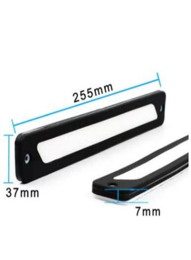 Loquat 2pcs White DRL LED Car Daytime Running Lights Driving Bulbs Daylight Fog Light - Image 4