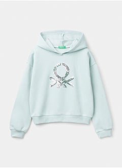 Hoodie with sequins