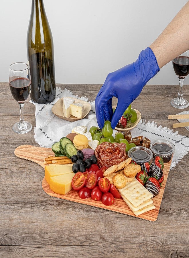 Restaurantware Cater Tek 15.8 x 9.8 Inch Charcuterie Boards 100 Faux Wood Cheese Boards - WIth Handle Stackable Paper Cardboard Charcuterie Boards Disposable For Serving At Catered Events - Image 5