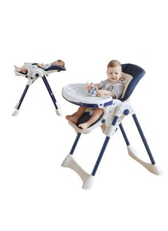 ORiTi Multi-Function Baby High Chair, For Feeding & sleeping With Wheels & One Back Cushion