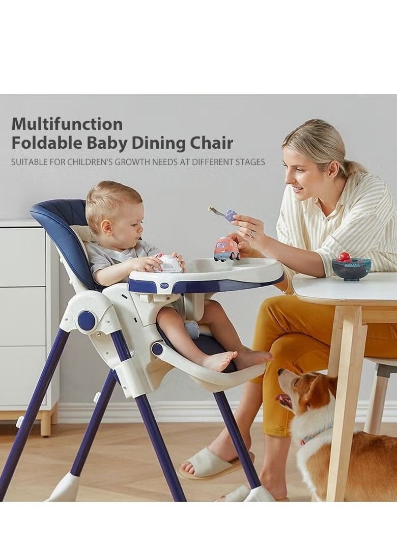 ORiTi - ORiTi Multi-Function Baby High Chair, For Feeding & sleeping With Wheels & One Back Cushion - Image 1