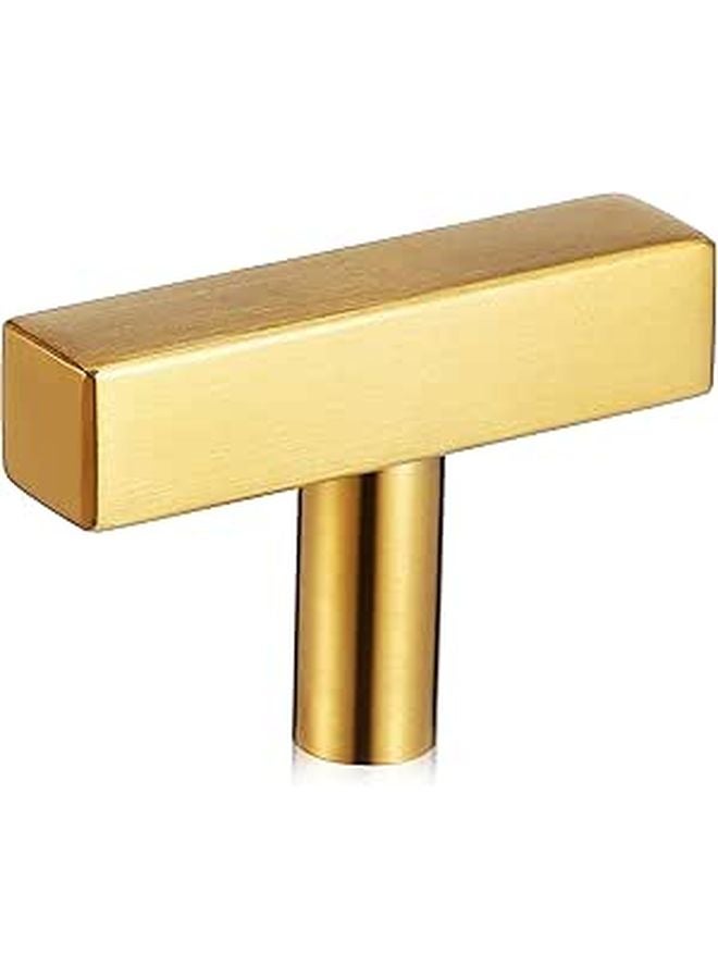 Gold Stainless Steel T Shape Cabinet Handle Pull For Kitchen Drawer Furniture Hardware - Image 1