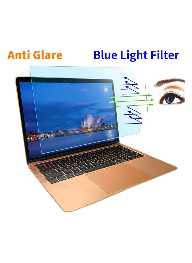 1PACK Anti Blue Light Screen Protector for MacBook Air 13 inch 2018-2021 M1 A1932 A2179 A2337 / 2022 MacBook Pro 13.3inch M2 Chip, Anti-blue, Anti-glare, Anti-fingerprint  - Image 2