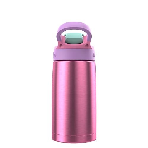 Contigo Autospout Water Bottle with Straw 13 oz Azalea/Pansy - Image 4